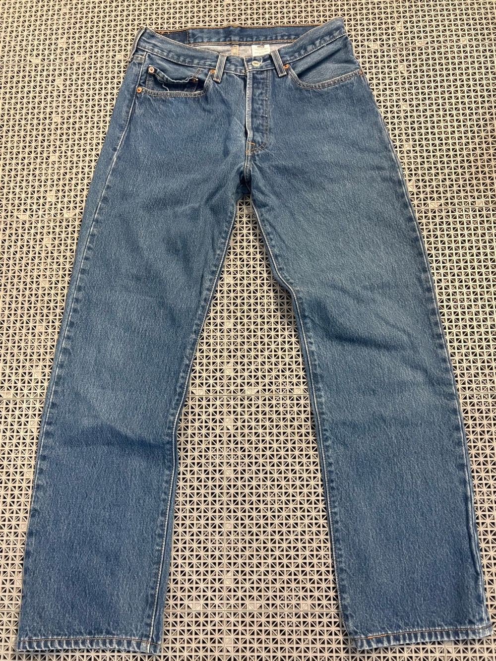 Vintage Levi's 501 Dark Wash Button-Fly Blue Jeans - Y2K